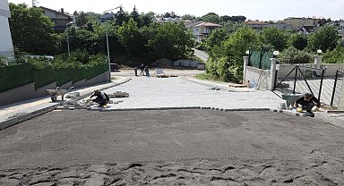 Mudanya Belediyesi'nden Bademli, Hasköy, Hançerli ve Esence'de parke çalışması
