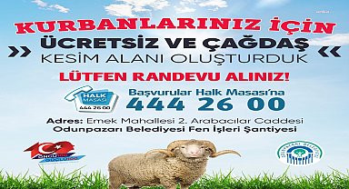 Odunpazarı'nda kurban kesim yeri belirlendi 