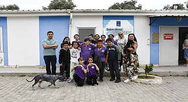 Öğrencilerden Kuşadası Evcil Hayvan Rehabilitasyon Merkezi'ne ziyaret