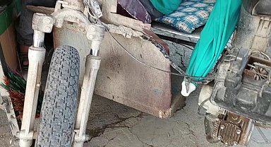 Osmaniye'de 5 liraya bıçak bileyen engelli vatandaş: "Vatandaşın alım gücü yok. Fiyatları yüksek buluyorlar"