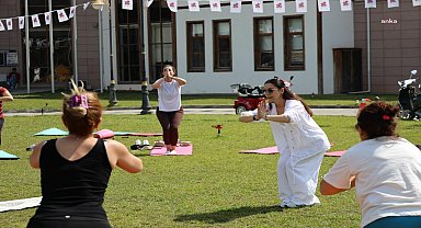 Safranbolu Belediyesi'nden Dünya Yoga Günü'ne özel etkinlik