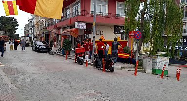 Sinop'un Gerze ilçesinde 40 yıllık geleneğin bu yılki renkleri sarı kırmızı