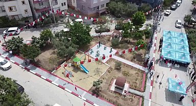 Tarsus Belediyesi'nden Gaziler Mahallesine yeni yeşil alan