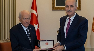 TBMM Başkanı Numan Kurtulmuş görevi geçici Başkan Devlet Bahçeli’den devraldı