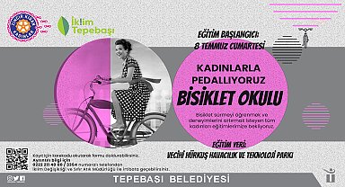 Tepebaşı'nda Pedallayan Kadınlar Bisiklet Akademisi eğitimlerine başlıyor