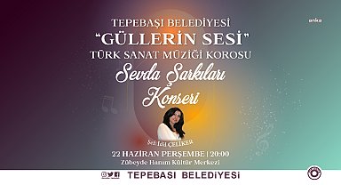 Tepebaşı'nda 'Sevda Şarkıları' müzikseverlerle buluşacak