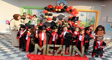 Turgutlu Belediyesi Çocuk Kültür Sanat Merkezi'nde ilk mezuniyet heyecanı yaşandı