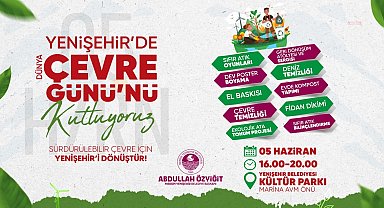 Yenişehir Belediyesi, Dünya Çevre Günü'nü etkinliklerle kutlayacak