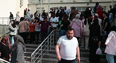 Yozgat'ta 9 bin 740 genç, 34 binada Yüksek Öğretim Kurumları Sınavının ilk oturumuna girdi