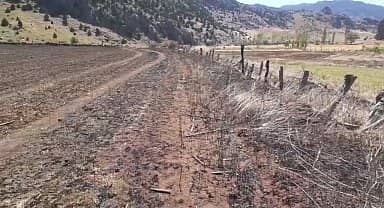 Andırınlı çiftçi: "Arpa 5 liraya gitti ona mı yanayım, tarlam yandı balya yapamadım ona mı?"