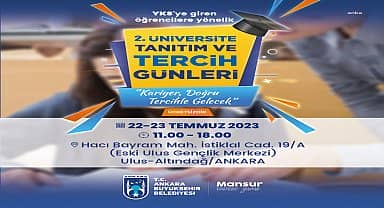 Ankara Büyükşehir'den üniversite tanıtım ve tercih günleri