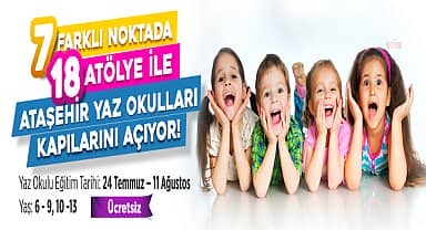 Ataşehir'de çocukların yaz tatili atölyelerle geçecek
