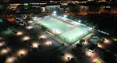 Aydınlı sporseverlerden Zübeyde Hanım Parkı'na yoğun ilgi