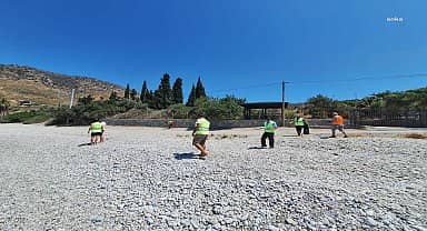 Bodrum Belediyesi'nden plajlarda temizlik ve güvenlik çalışması 