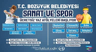 Bozüyük Belediyesi basketbol kursuna yoğun ilgi