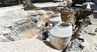 Çanakkale'de altyapı yenileme çalışmaları devam ediyor