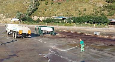 Çankaya Belediyesi'nden bayram temizliği mesaisi