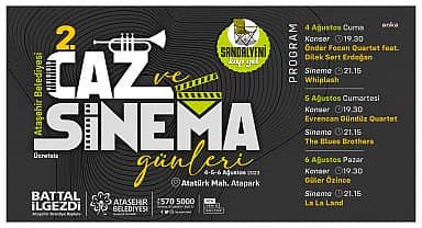 Cazın ritmiyle, sinemanın büyüsü Ataşehir'de buluşuyor