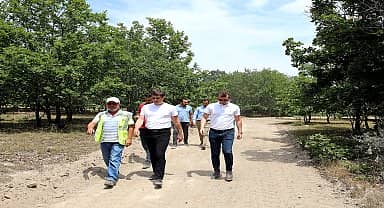 Çerkezköy Belediyesi, kente kazandırılacak kent ormanı için çalışmalara başladı