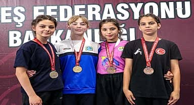 Çerkezköy Belediyesi sporcusu, güreşte Türkiye 3'üncüsü oldu