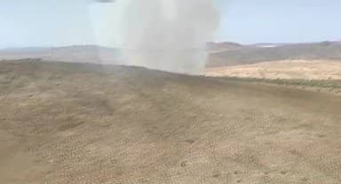 Çeşme'de otluk alanda yangın