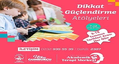Çiğli Belediyesi'nden dikkat güçlendirme atölyeleri