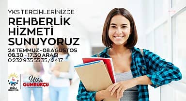 Çiğli Belediyesi'nden üniversite adaylarına rehberlik desteği