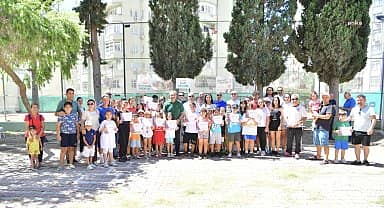 Çukurova'da genç tenisçiler sertifikalarını aldı