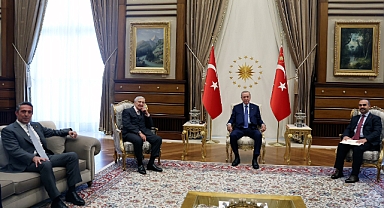 Cumhurbaşkanı Erdoğan, Rahmi Koç ve Ali Koç ile görüştü