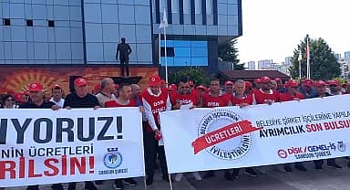 DİSK Genel-İş Sendikası Samsun Şube Başkanı Karabacak: "Talebimiz eşitlik ve insanca yaşayacak bir ücrettir"