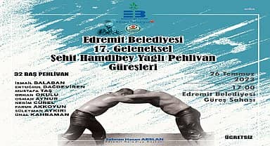 Edremit 17. Şehit Hamdibey Güreşleri'ne hazır