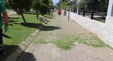 Efeler'in parklarında bakım çalışması