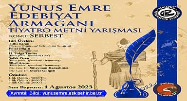 Eskişehir Büyükşehir'in 'Tiyatro Metni Yarışması'na başvurular 1 Ağustos'ta sona eriyor