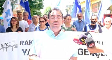Eskişehir'de memurlardan maaş zammı protestosu: "Tüik, maaş artışlarımızı adeta bir kara delik gibi yutmaya devam ediyor"
