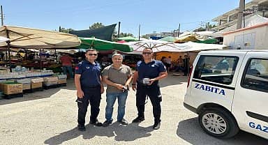Gaziemir Belediyesi zabıtasından örnek davranış