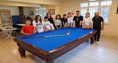 Geleceğin bilardocuları Tepebaşı'nda yetişiyor