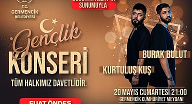 Germencik'te 19 Mayıs, Kurtuluş Kuş ve Burak Bulut eşliğinde kutlanacak