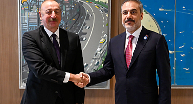 Hakan Fidan, Azerbaycan Cumhurbaşkanı İlham Aliyev ile Bakü'de görüştü