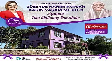 İzmit Belediyesi, Zübeyde Hanım Konağı Kadın Yaşam Merkezi'ni açıyor 