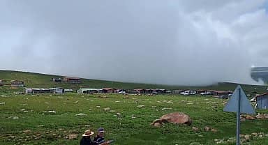 Kars, Ardahan, Artvin'in ortak yaylası olan Bülbülan'da şenlik düzenlendi