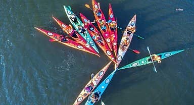 Karşıyaka'da kano kursları devam ediyor