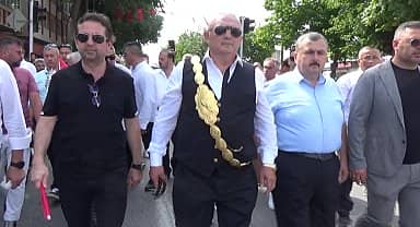 Kırkpınar Ağası Seyfettin Selim, Edirne'de 'Ağa Karşılama Töreni' ile karşılandı