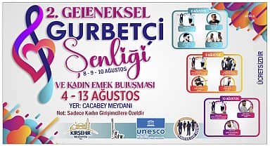 Kırşehir'de '2. Gurbetçi Şenliği' için geri sayım başladı 