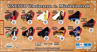 Kırşehir'de 'Unesco Uluslararası 2. Müzik Festivali' için geri sayım başladı
