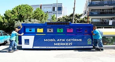 Kuşadası Belediyesi'nden yeşil bir adım daha: Mobil atık getirme merkezleri