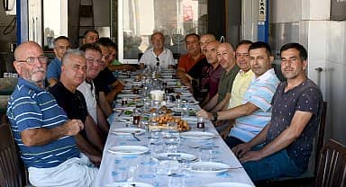 Kuşadası Sanayi Sitesi'nden Belediye Başkanı Ömer Günel'e teşekkür kahvaltısı