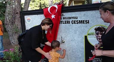 Marmaris'te 'Orman Şehitleri Çeşmesi' hizmete sunuldu