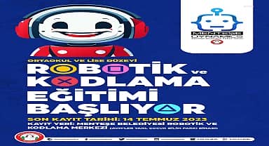 Menteşe Belediyesi tarafından düzenlenen robotik ve kodlama eğitimleri başlıyor