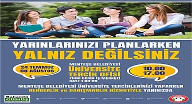 Menteşe Belediyesi, yarınlarını planlayan gençleri yalnız bırakmıyor