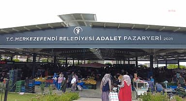 Merkezefendi'nin modern pazar yerleri hizmet vermeye devam ediyor